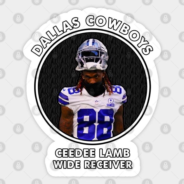 CEEDEE LAMB - WR - DALLAS COWBOYS Sticker by Mudahan Muncul 2022